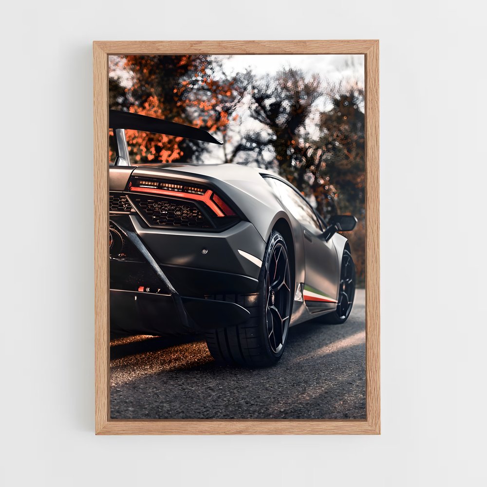 Poster Huracan de performante – affiche Lamborghini (vue 4)